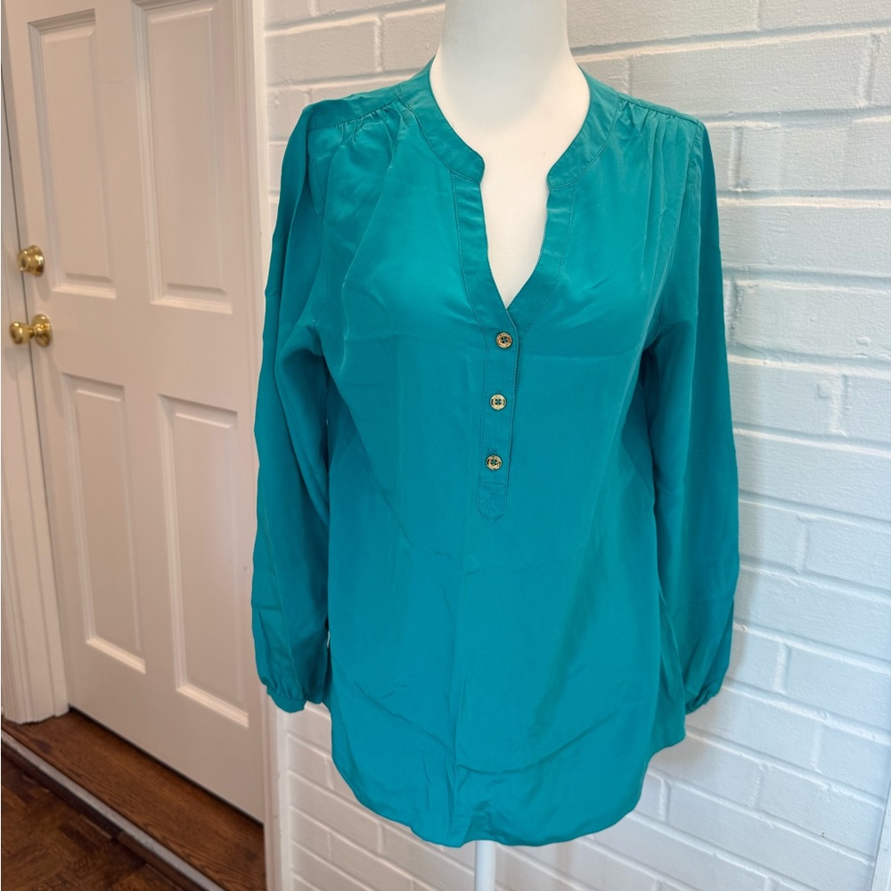 Lilly Pulitzer Elsa silk top